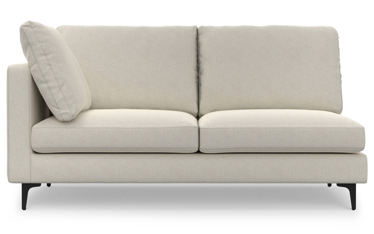 Cream | Ava Mid Century Corner Sectional