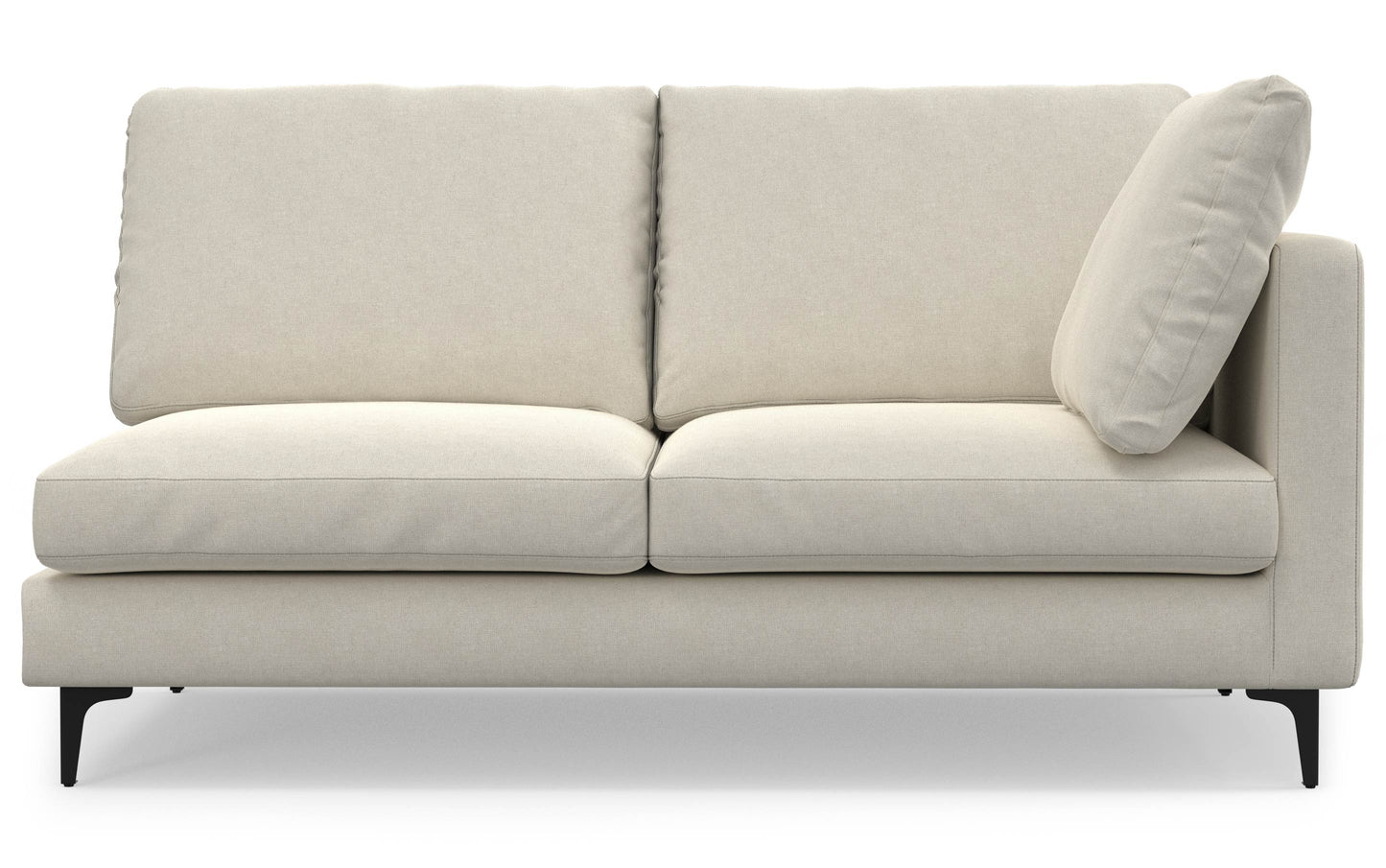 Cream | Ava Mid Century Corner Sectional