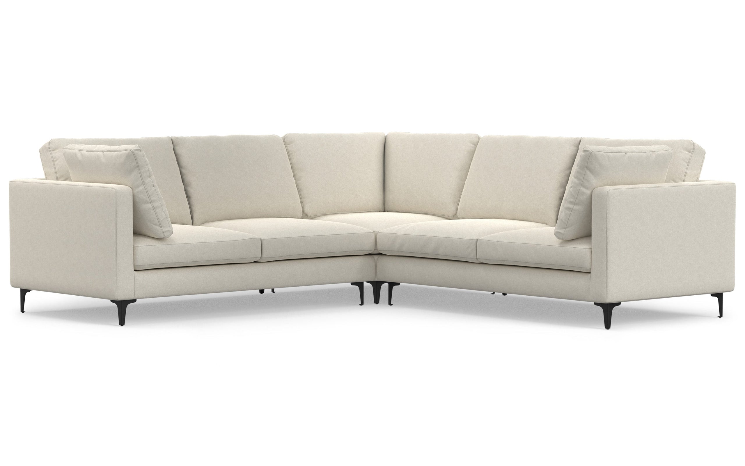 Cream | Ava Mid Century Corner Sectional