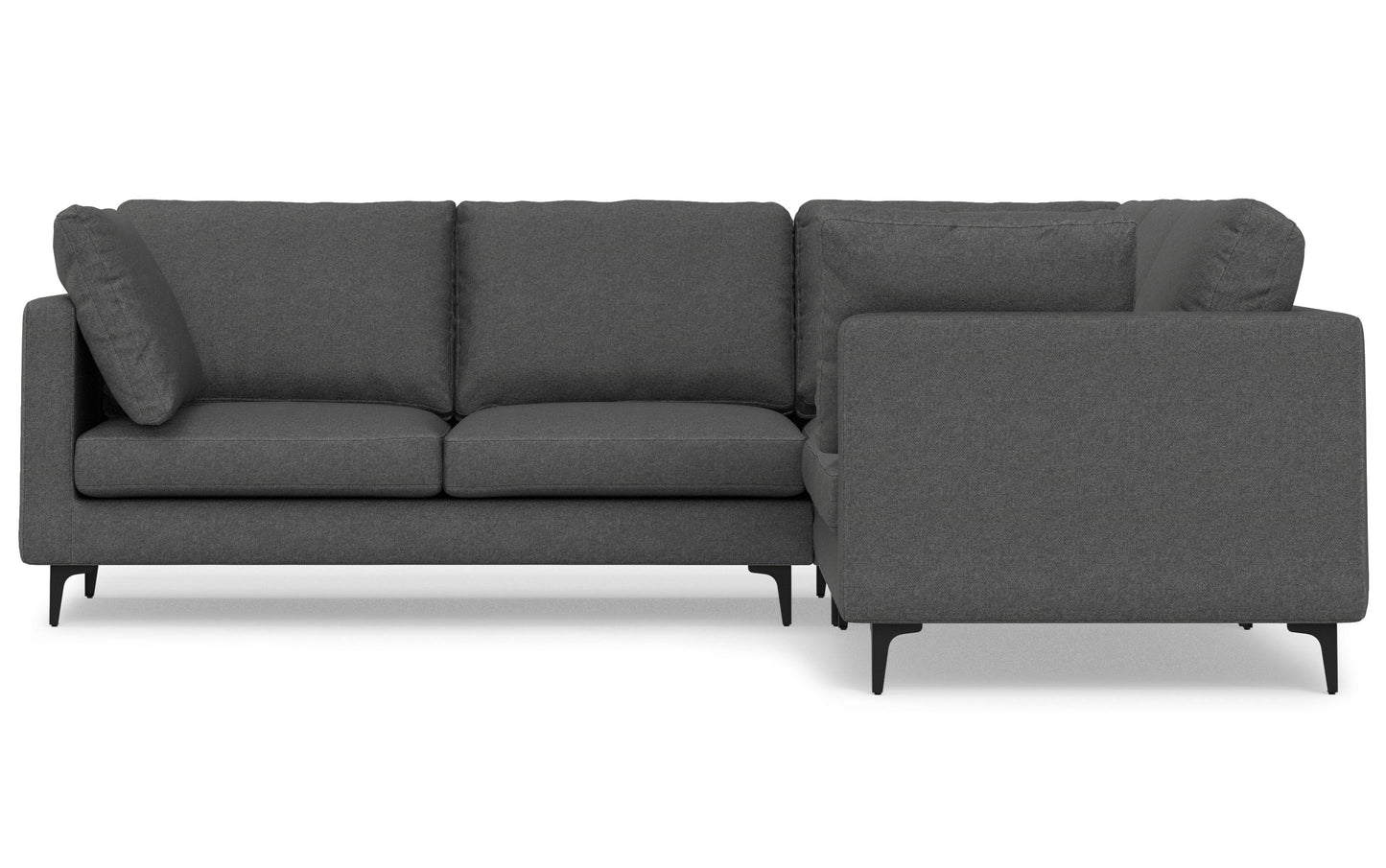 Pebble Grey | Ava Mid Century Corner Sectional