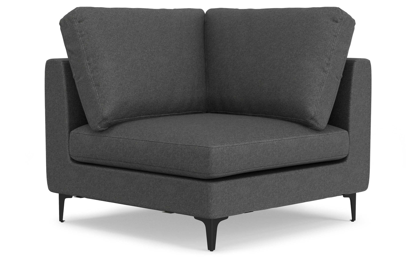 Pebble Grey | Ava Mid Century Corner Sectional