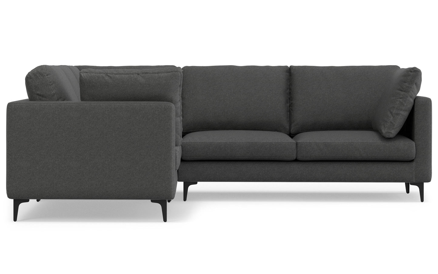 Pebble Grey | Ava Mid Century Corner Sectional