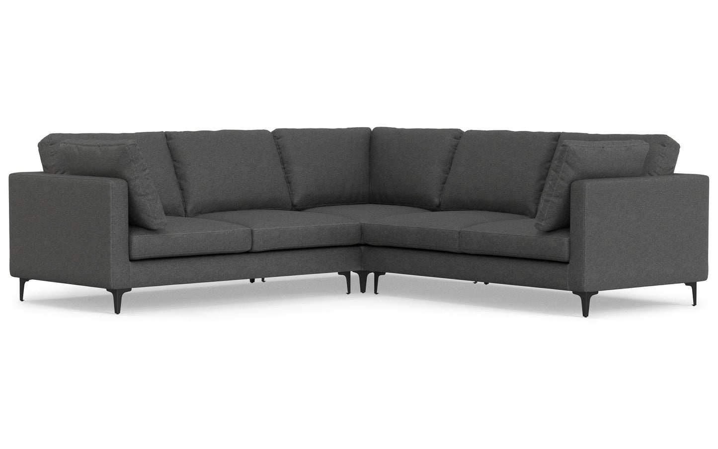 Pebble Grey | Ava Mid Century Corner Sectional