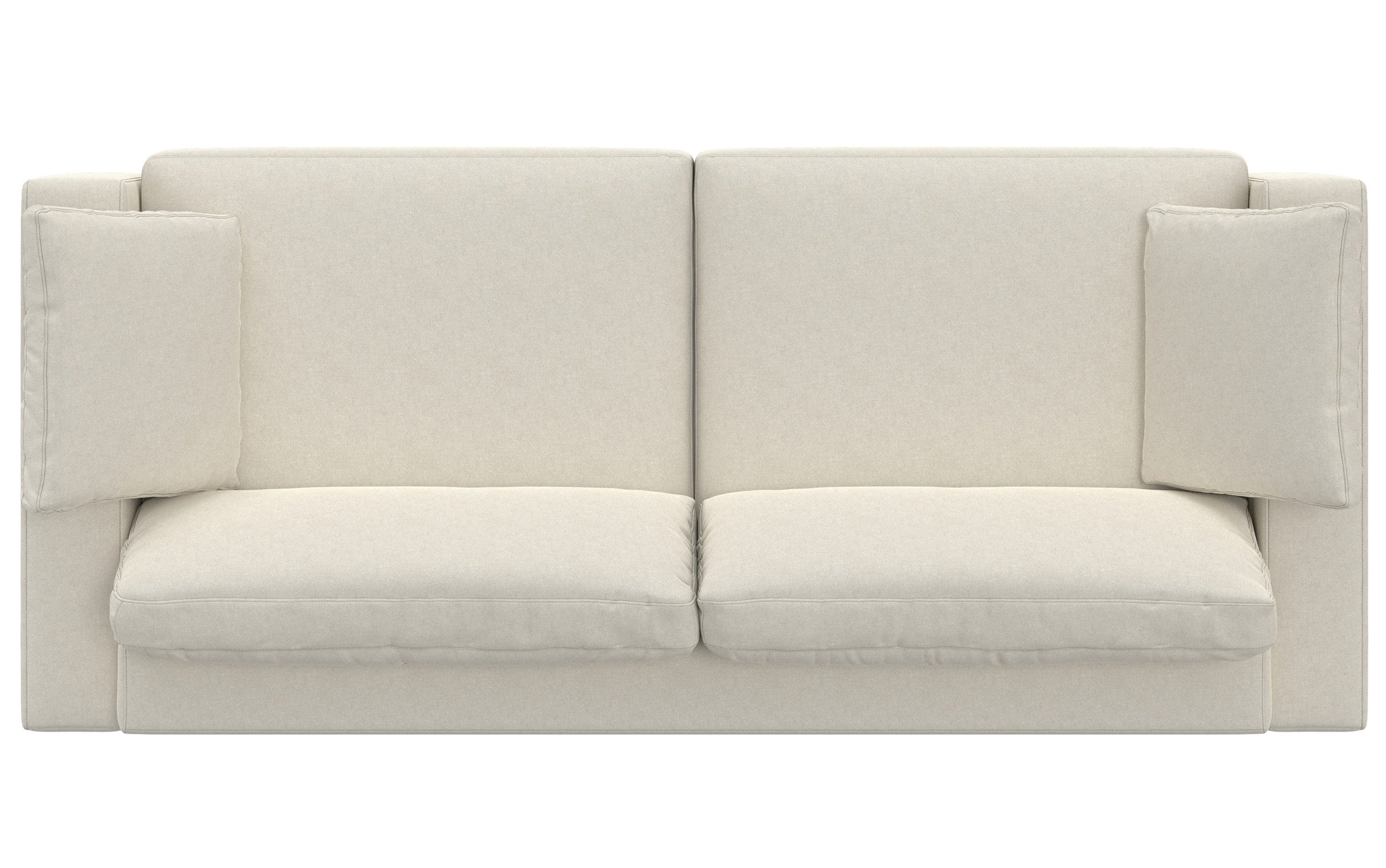 Cream Performance Fabric | Charlie 96 inch Deep Seater Sofa