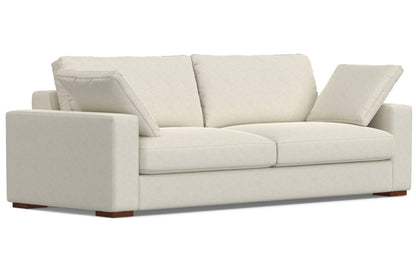 Cream Performance Fabric | Charlie 96 inch Deep Seater Sofa