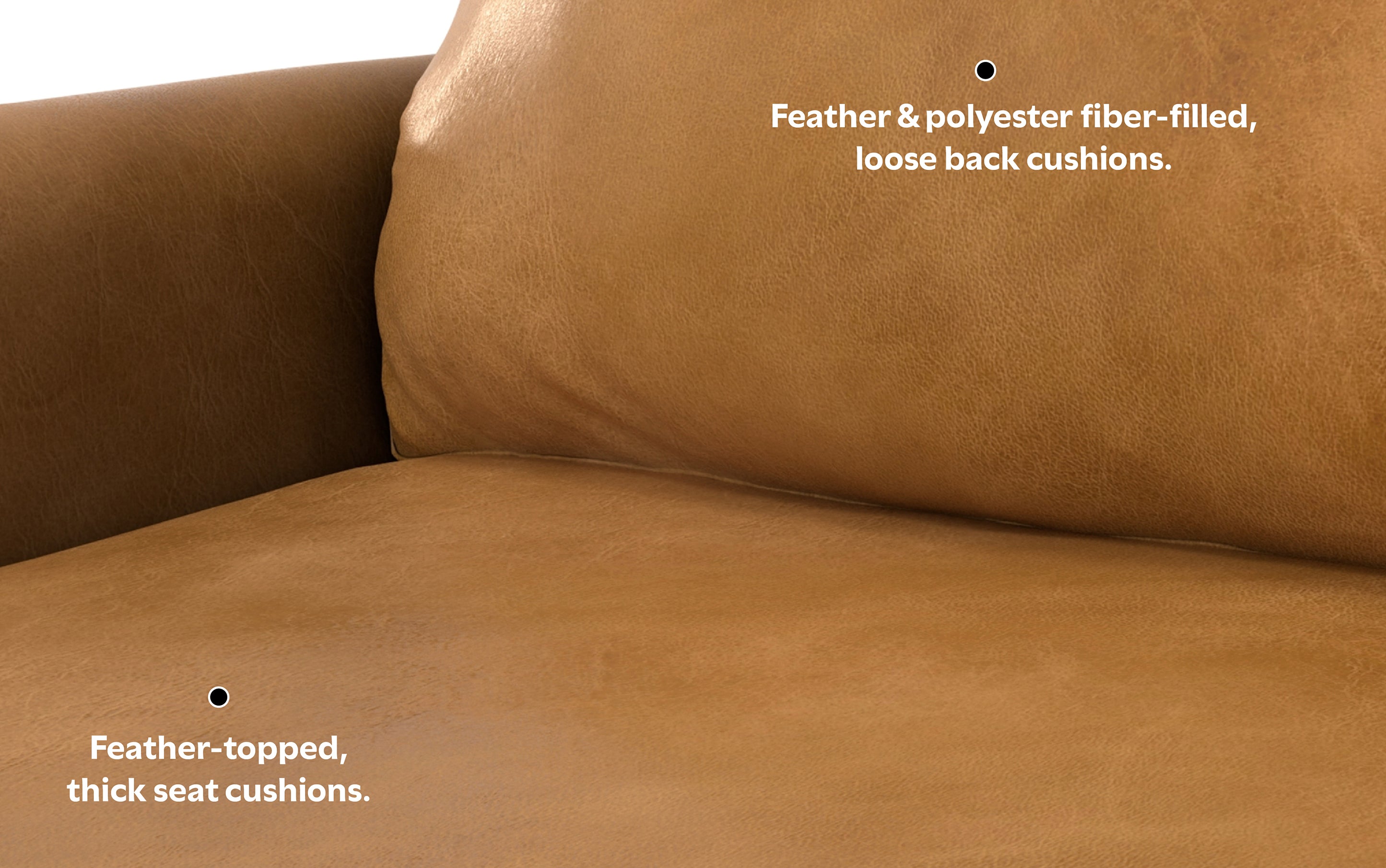 Leather seat cushions for cheap sofas