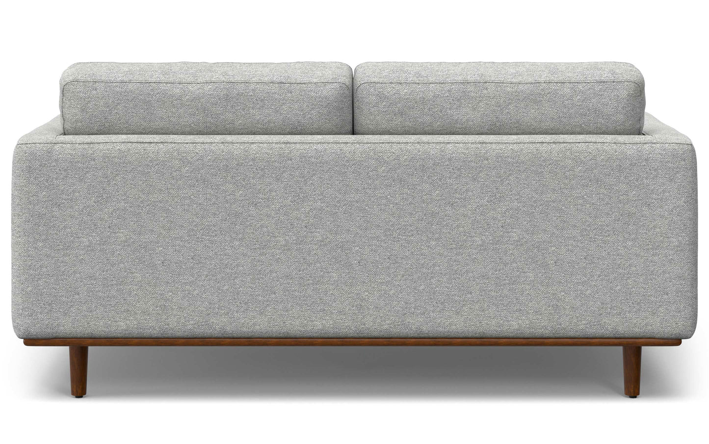 Mist Grey Woven-Blend Fabric | Morrison 72 inch Mid Century Sofa