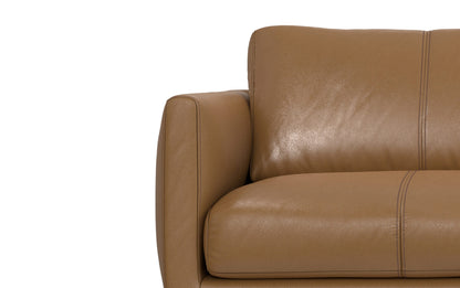 Butternut Brown Genuine Leather | Stevens 81 inch Sofa