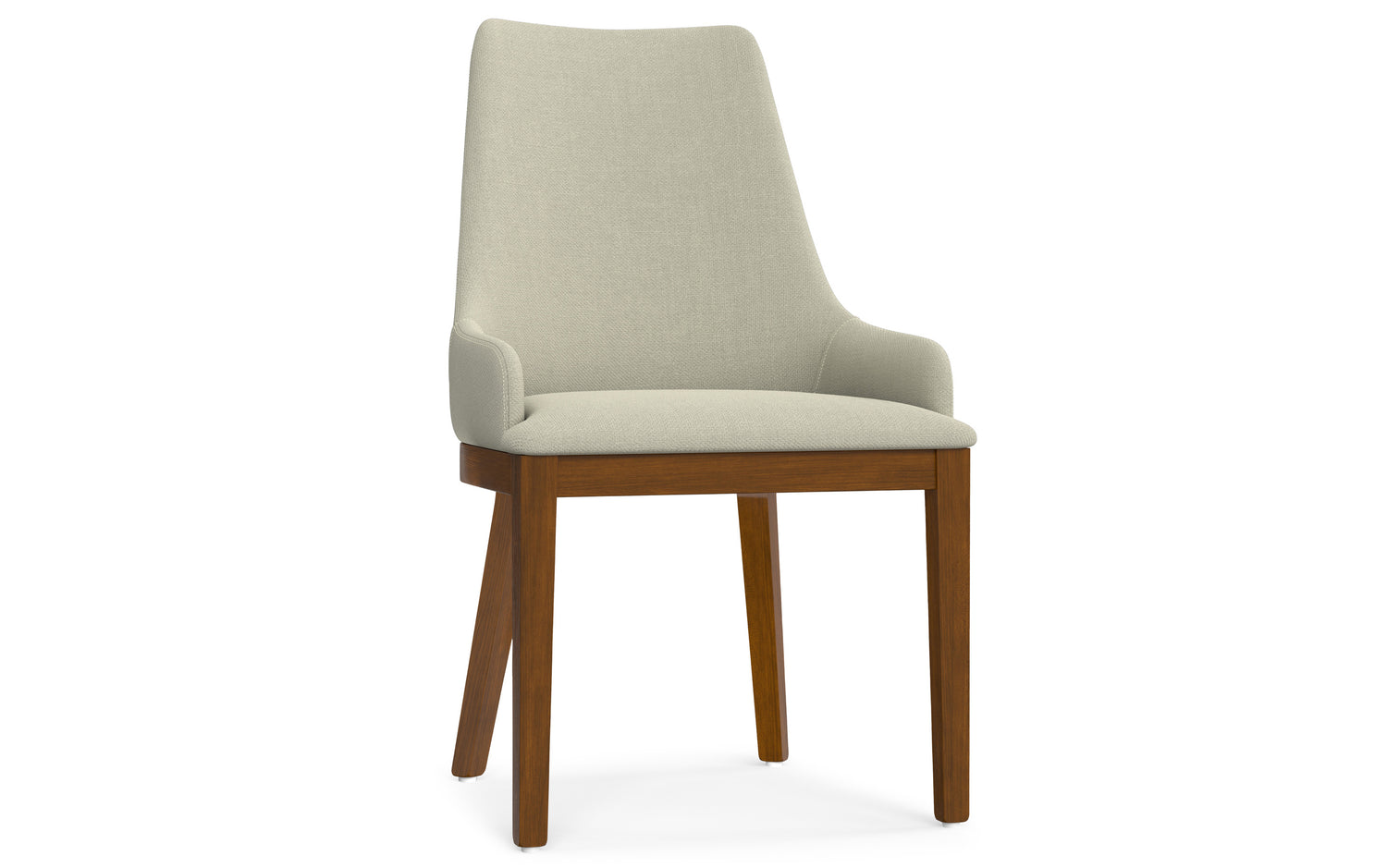 Natural Linen Style Fabric | Stephanie Dining Chair (Set of 2)