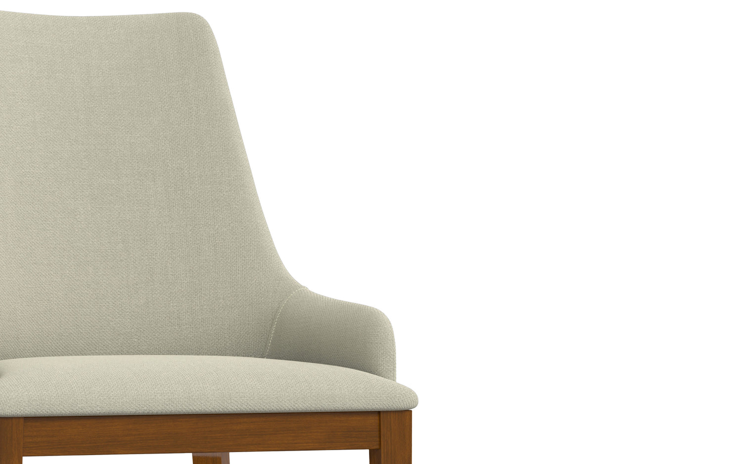 Natural Linen Style Fabric | Stephanie Dining Chair (Set of 2)