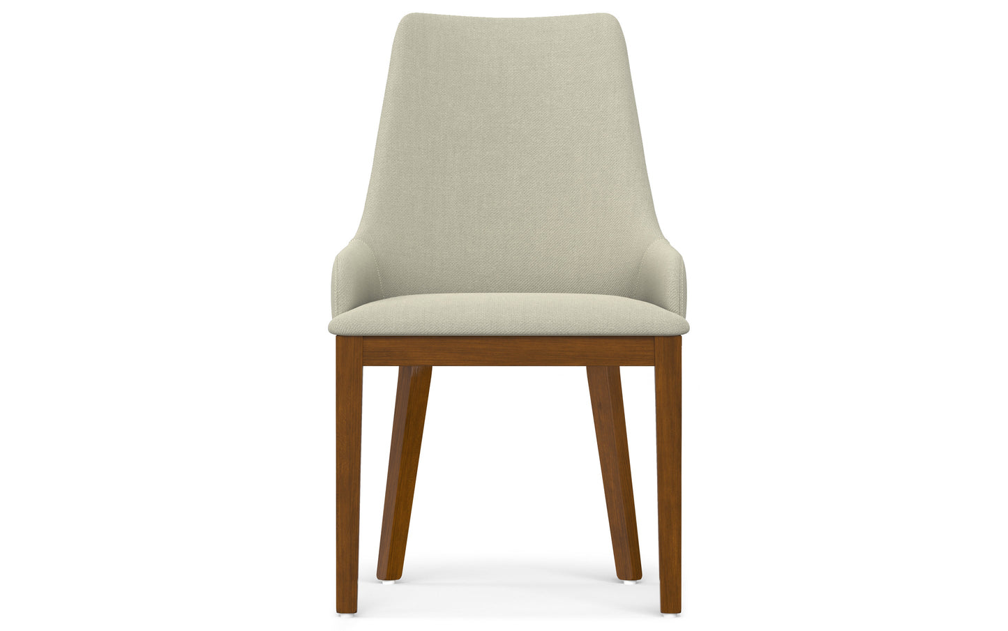 Natural Linen Style Fabric | Stephanie Dining Chair (Set of 2)