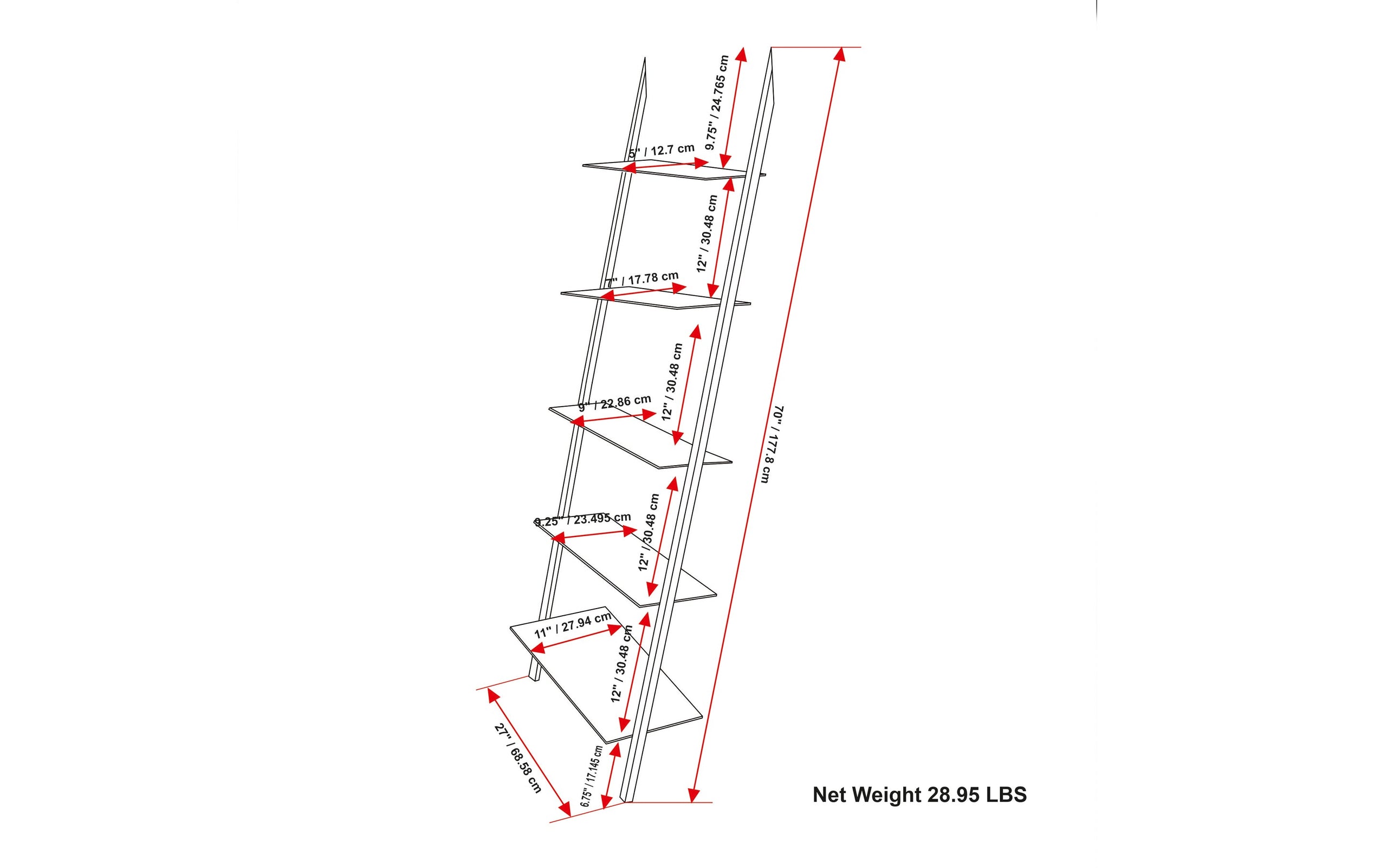 Trent Ladder Shelf