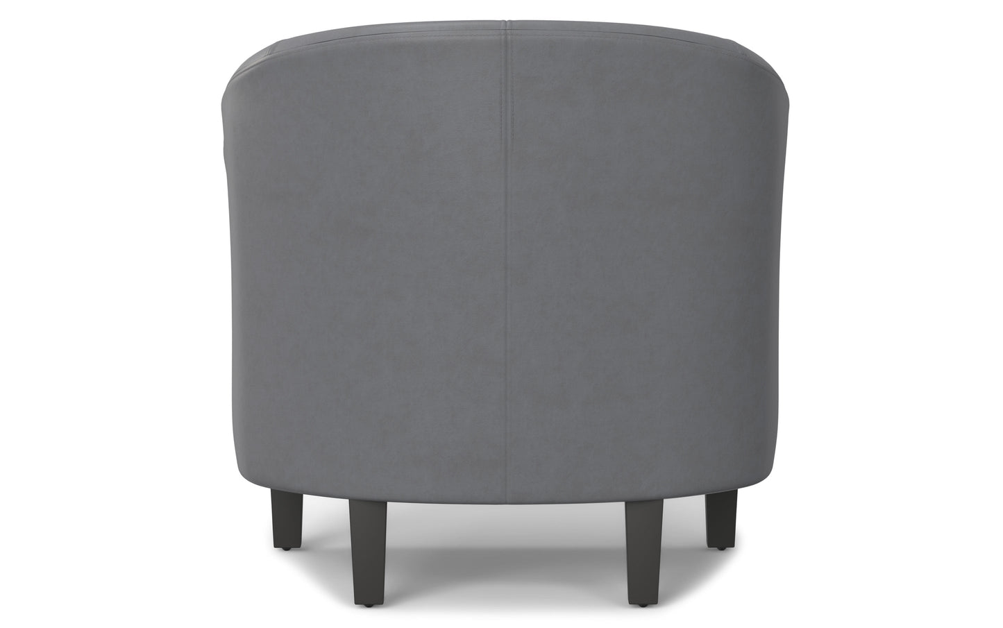 Stone Grey Vegan Leather | Austin Vegan Leather Tub Chair