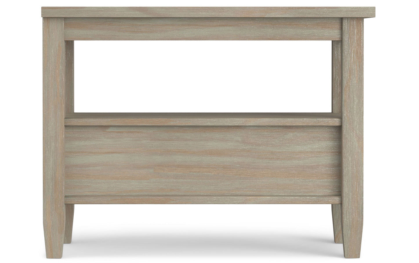 Distressed Grey | Warm Shaker Narrow Side Table