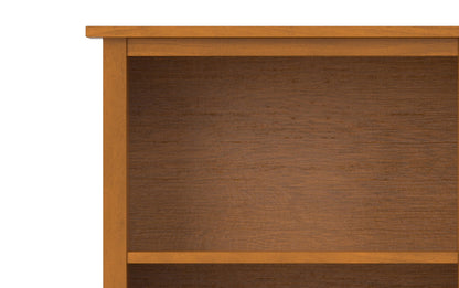 Light Golden Brown | Warm Shaker 5 Shelf Bookcase