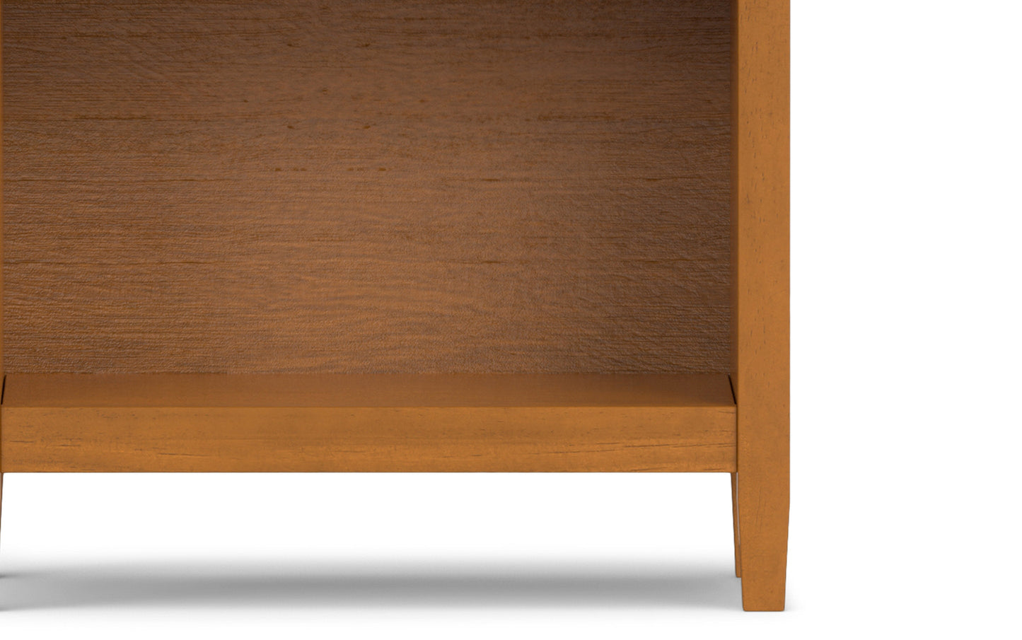 Light Golden Brown | Warm Shaker 5 Shelf Bookcase