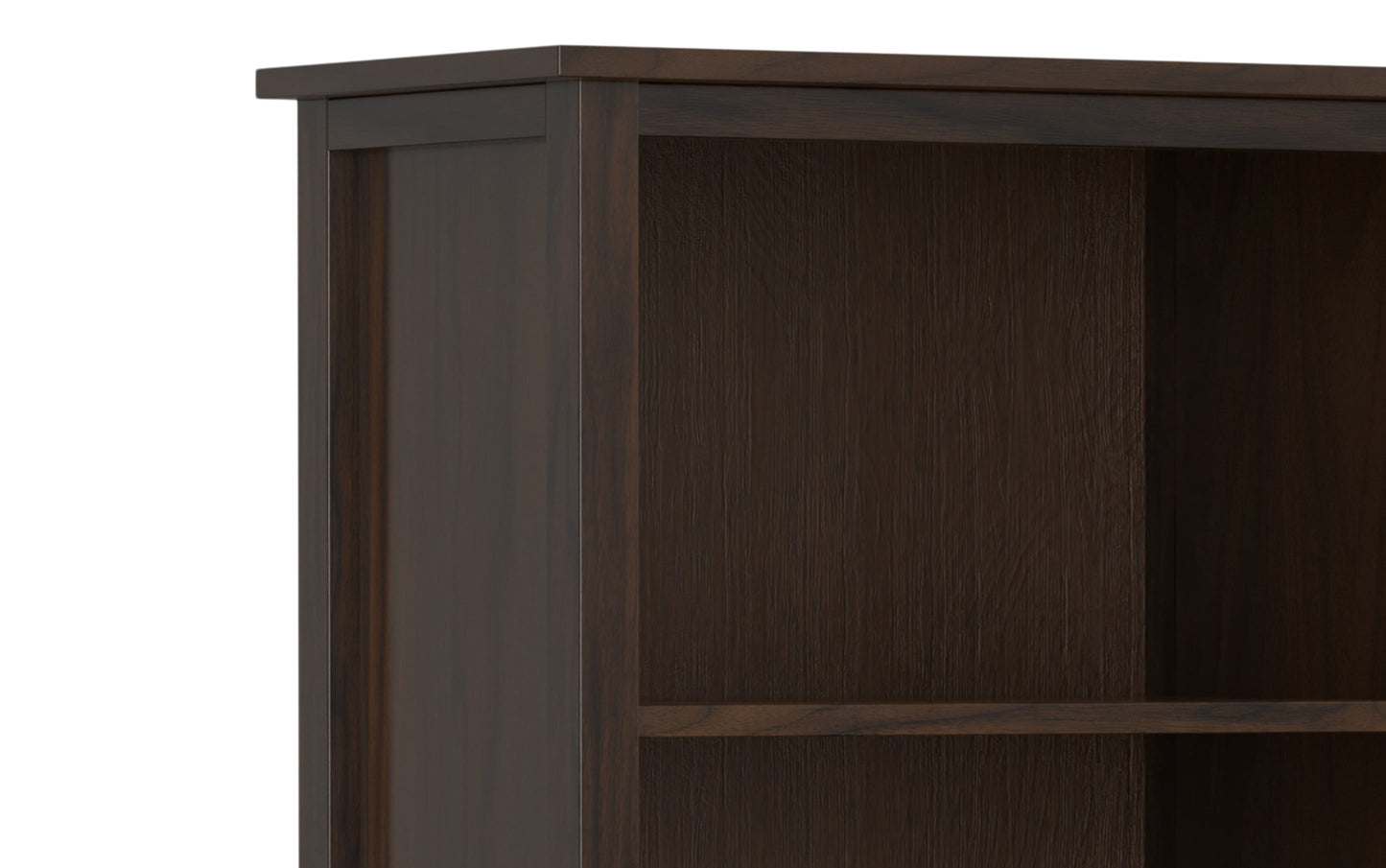 Tobacco Brown | Warm Shaker 5 Shelf Bookcase