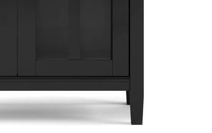 Black | Warm Shaker 32 inch Low Storage Cabinet