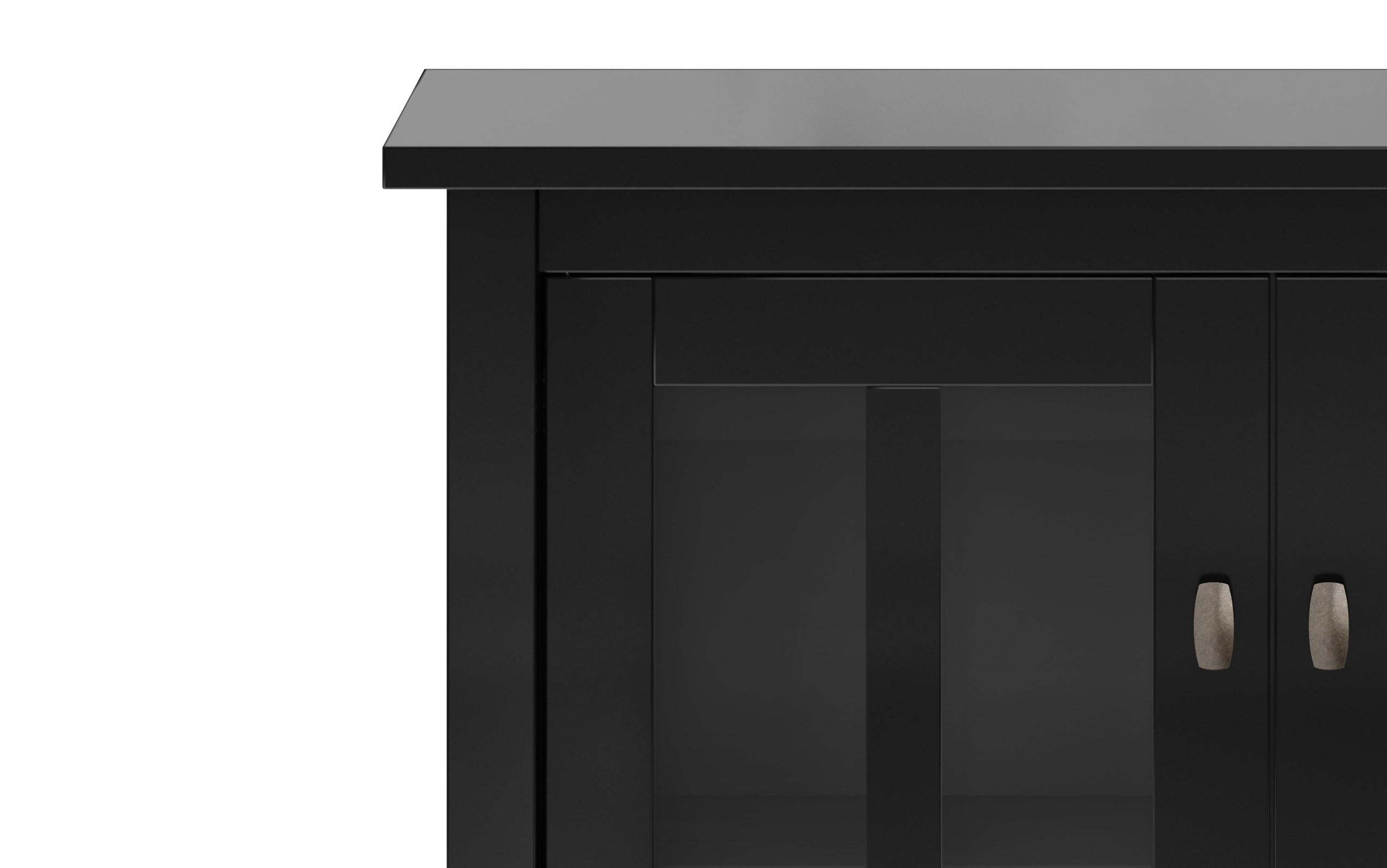 Black | Warm Shaker 32 inch Low Storage Cabinet