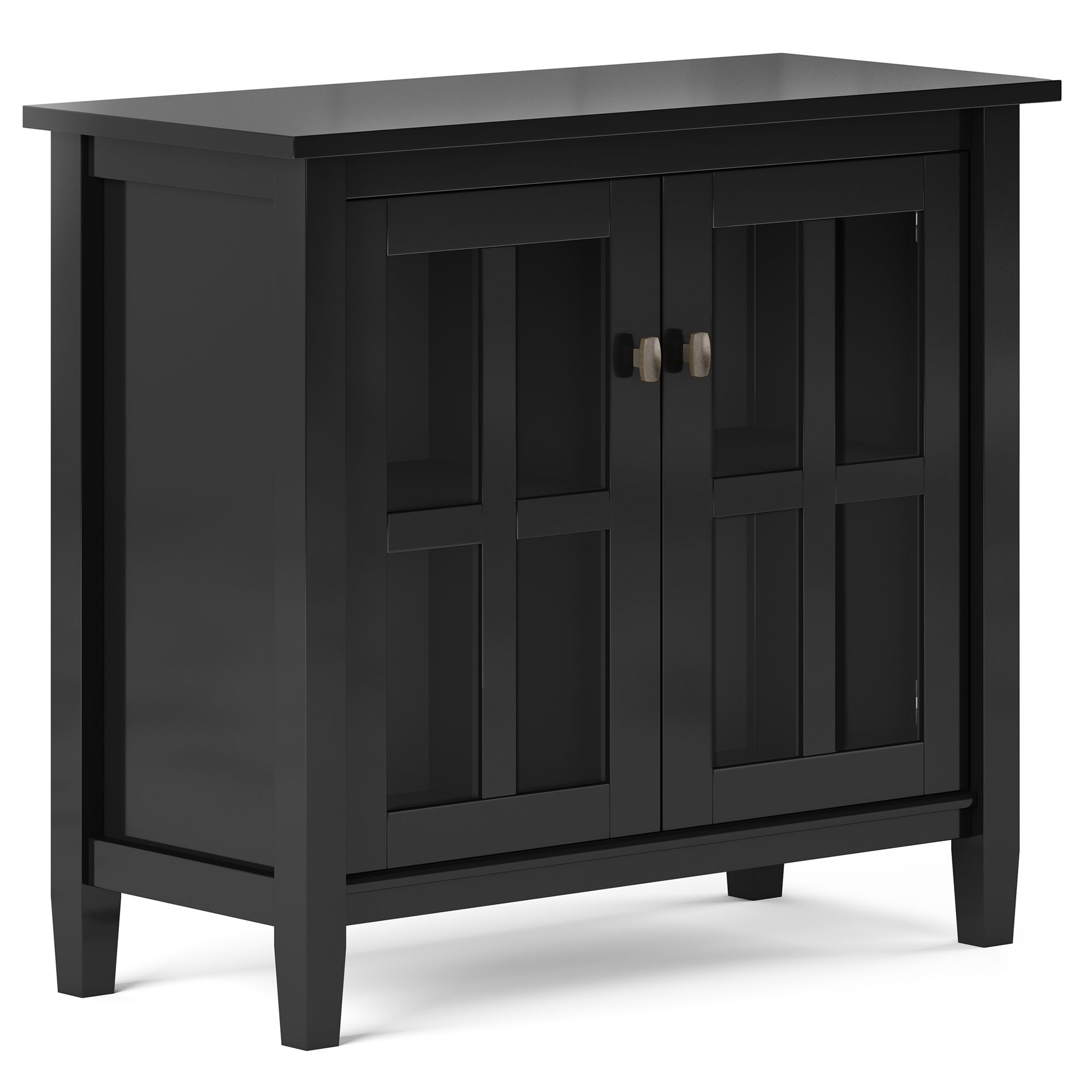 Black | Warm Shaker 32 inch Low Storage Cabinet