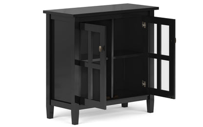 Black | Warm Shaker 32 inch Low Storage Cabinet