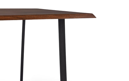 Dark Brown | Watkins Dining Table with Inverted Metal Base