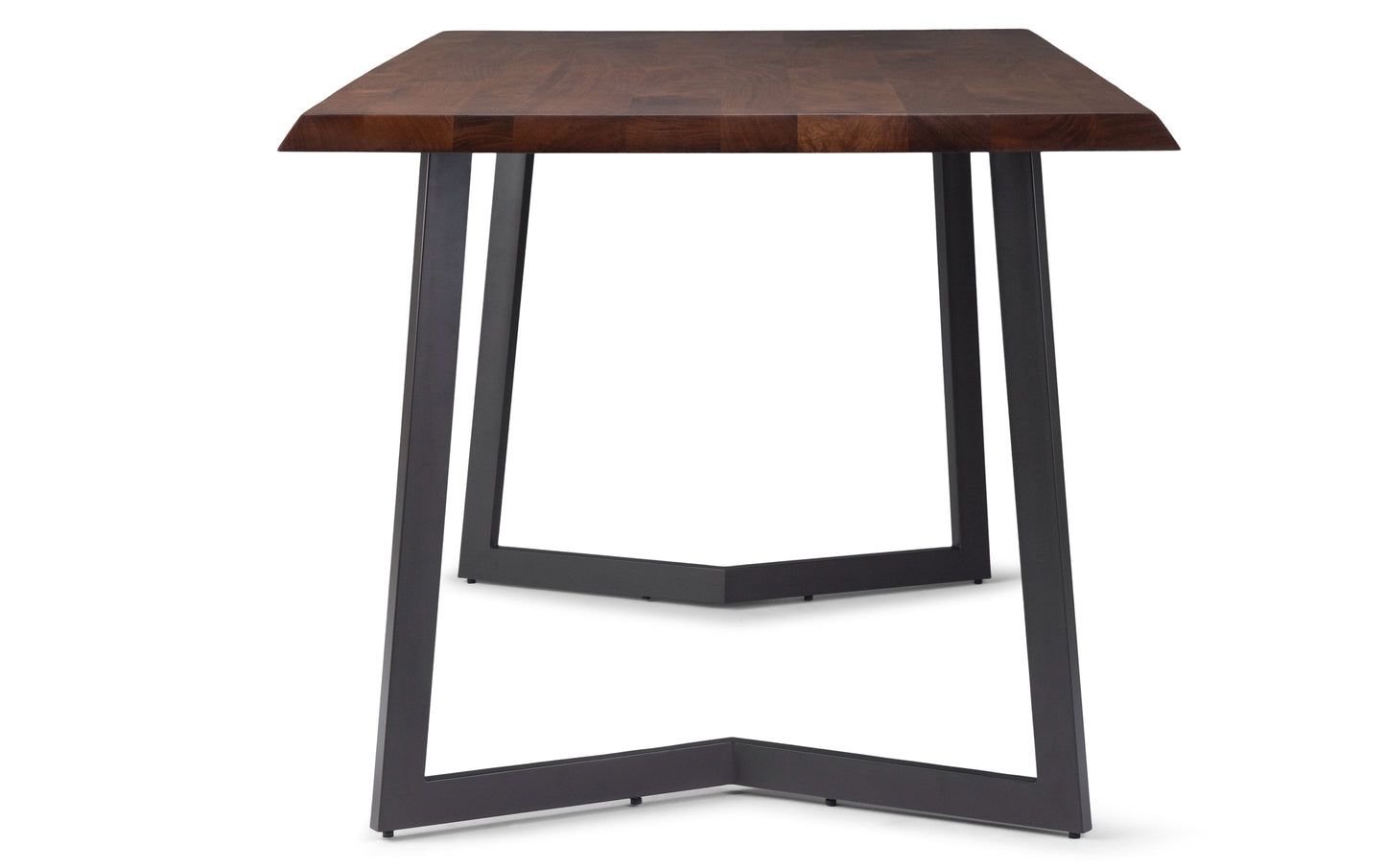 Dark Brown | Watkins Dining Table with Inverted Metal Base