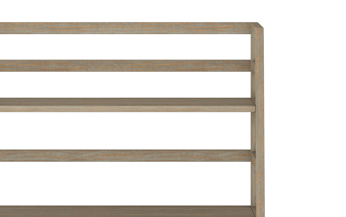 Distressed Grey | Acadian Ladder Shelf Bookcase