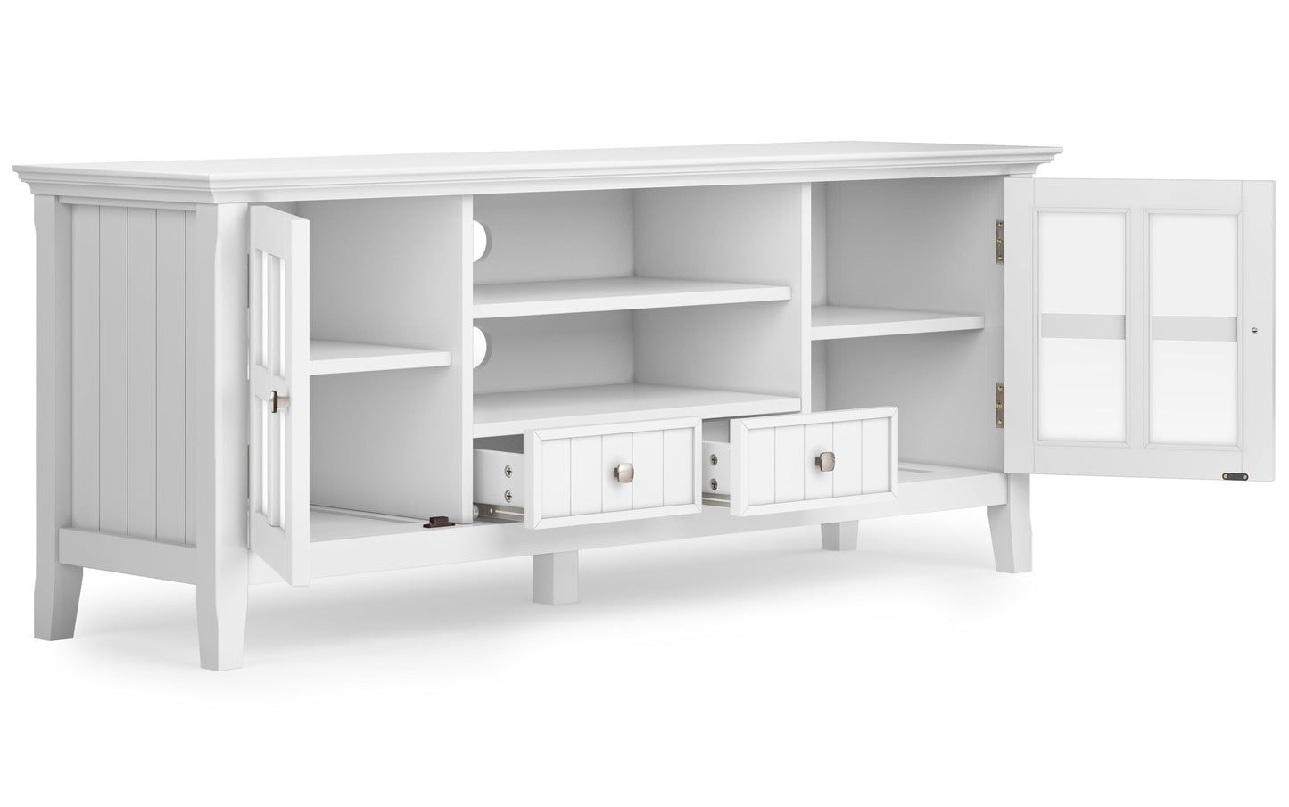 White | Acadian 60 inch TV Stand