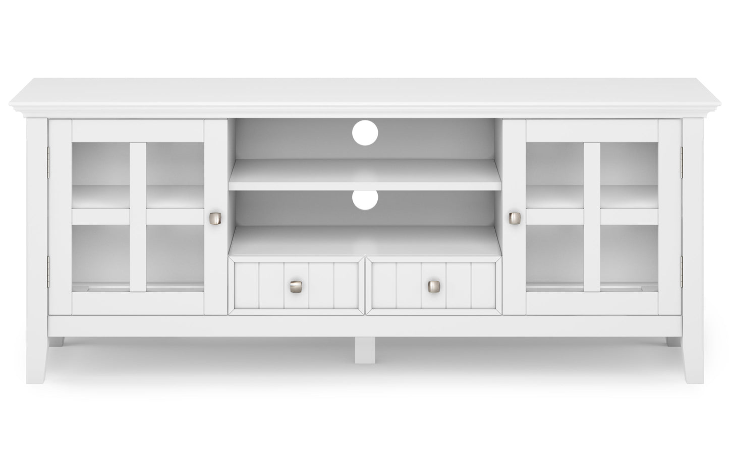 White | Acadian 60 inch TV Stand