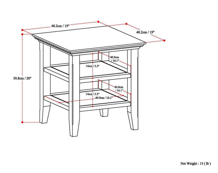 Acadian End Table – Simpli Home