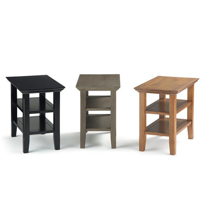 Black | Acadian Narrow Side Table