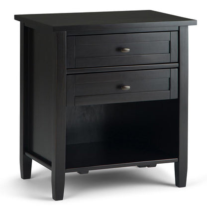 Dark Brown | Warm Shaker Bedside Table