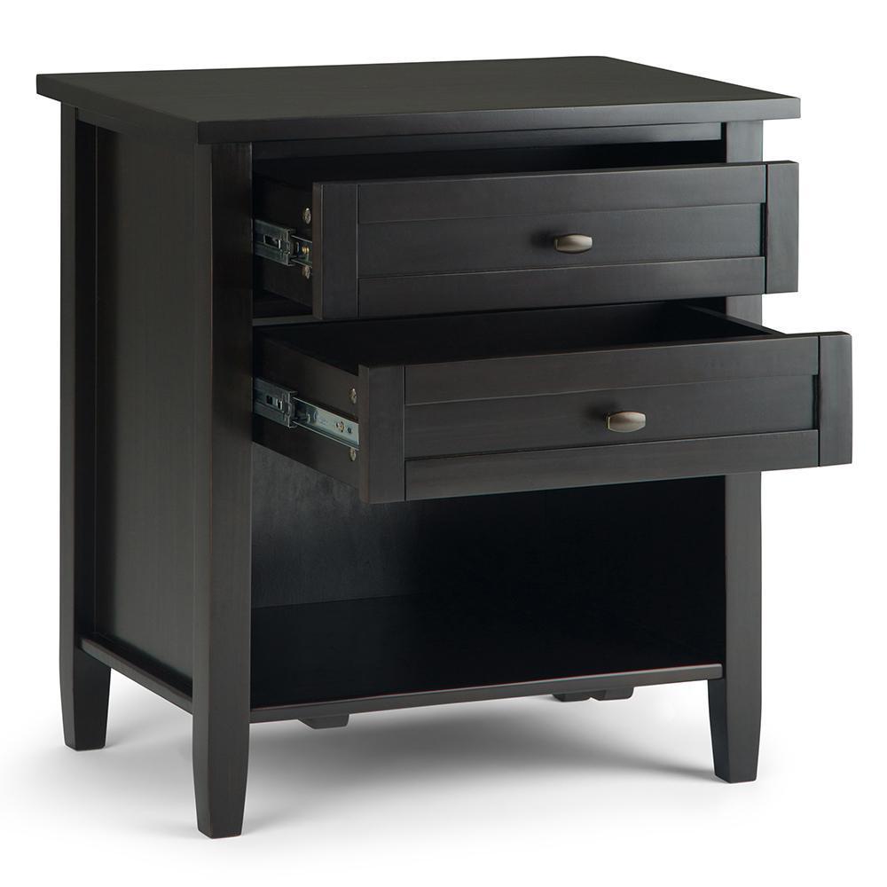 Dark Brown | Warm Shaker Bedside Table