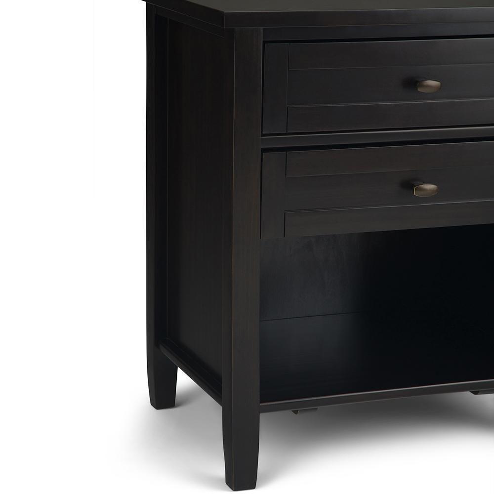 Dark Brown | Warm Shaker Bedside Table