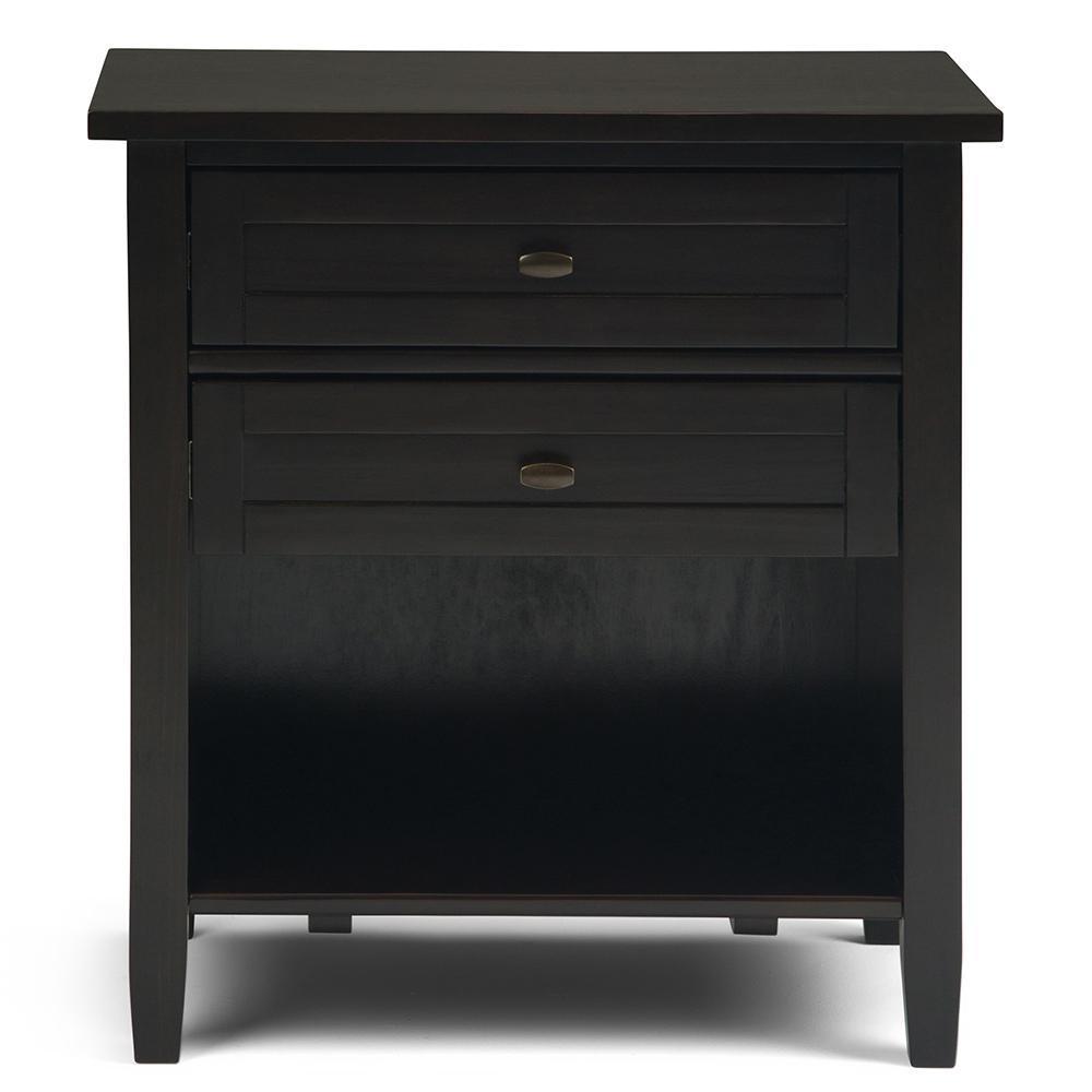 Dark Brown | Warm Shaker Bedside Table