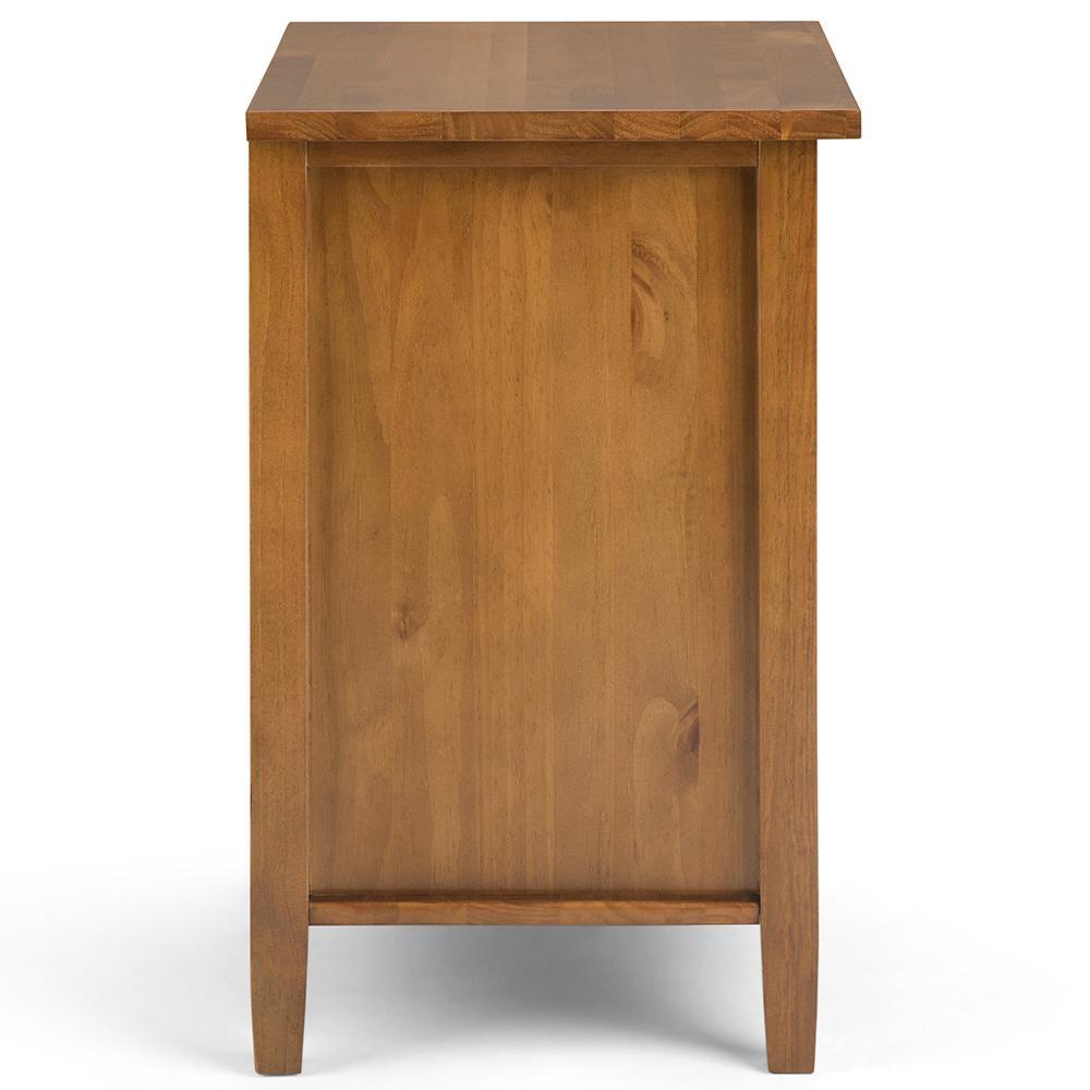 Light Golden Brown | Warm Shaker Bedside Table