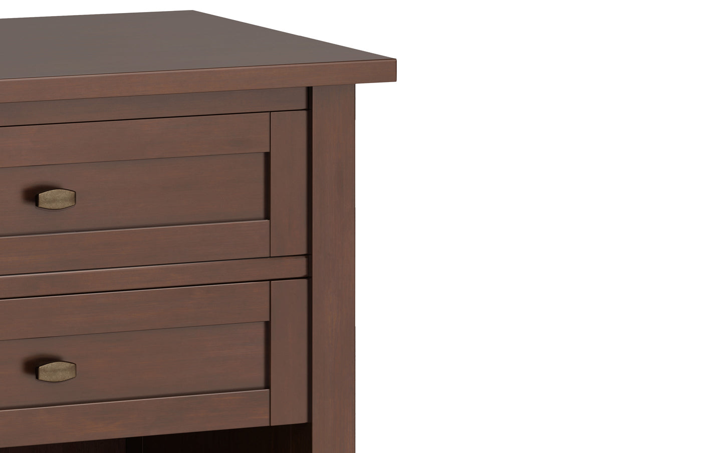 Russet Brown | Warm Shaker Bedside Table