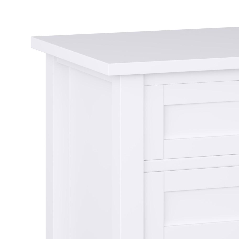 White | Warm Shaker Bedside Table