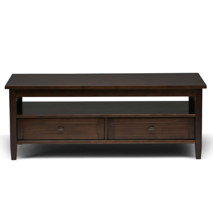 Tobacco Brown | Warm Shaker 48 inch Coffee Table