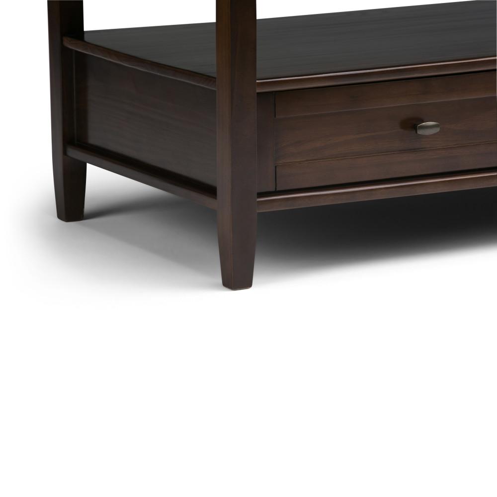 Tobacco Brown | Warm Shaker 48 inch Coffee Table