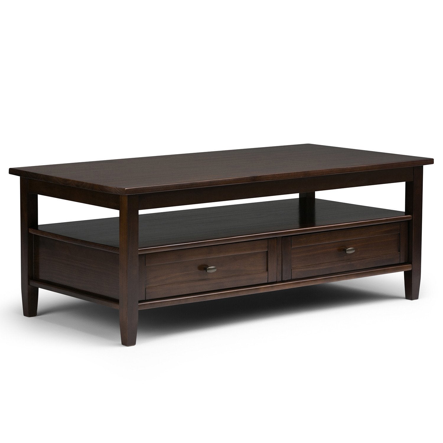 Tobacco Brown | Warm Shaker 48 inch Coffee Table