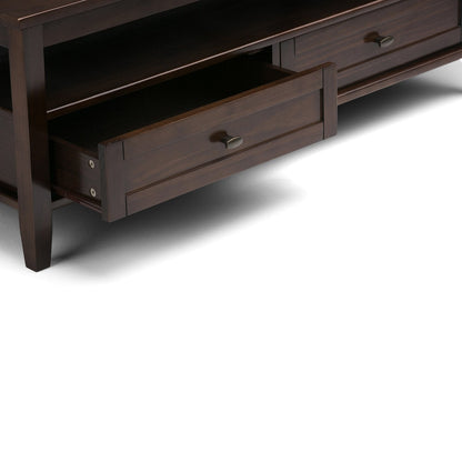 Tobacco Brown | Warm Shaker 48 inch Coffee Table