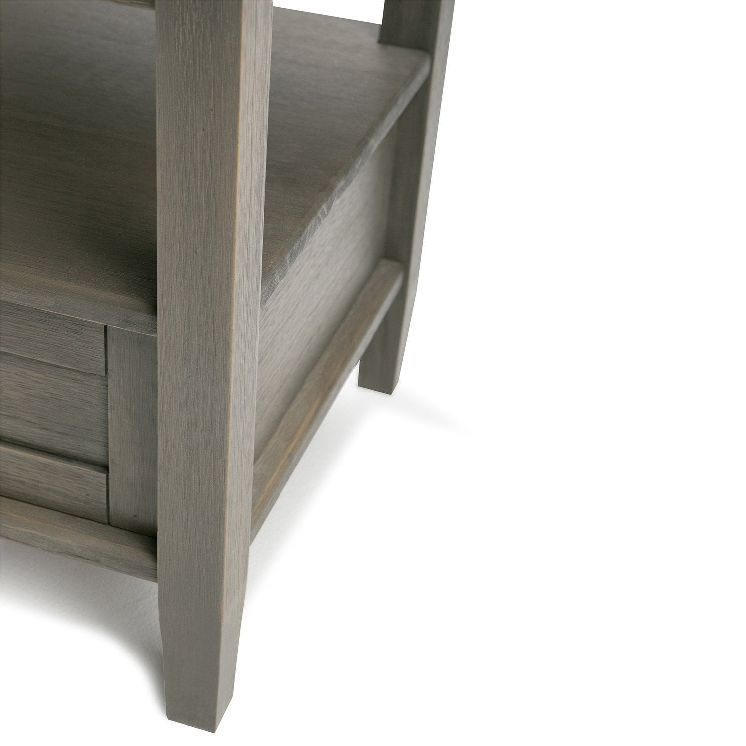 Farmhouse Grey | Warm Shaker 20 inch End Side Table