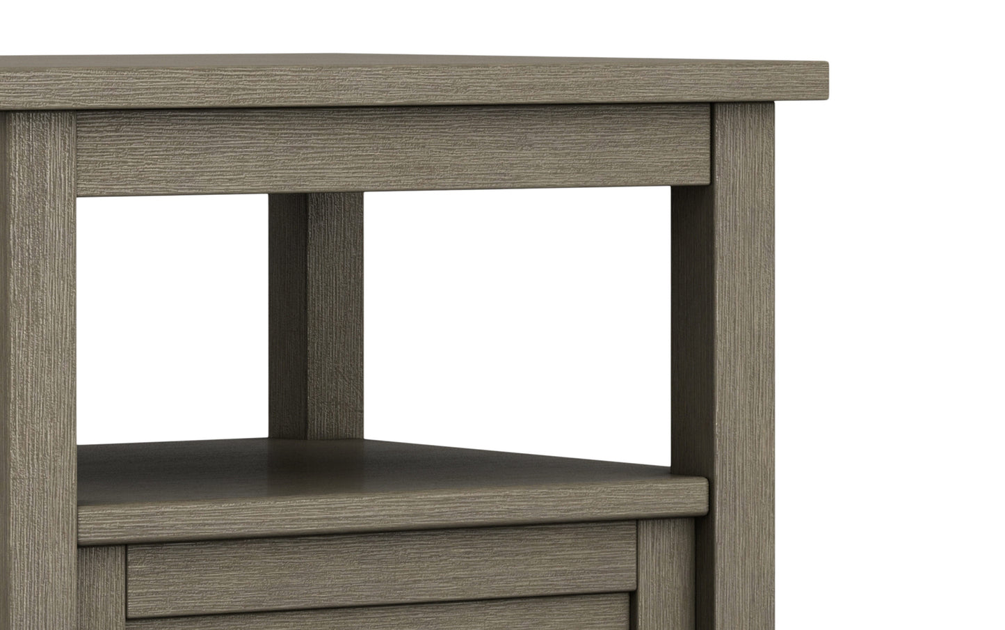 Farmhouse Grey | Warm Shaker 20 inch End Side Table