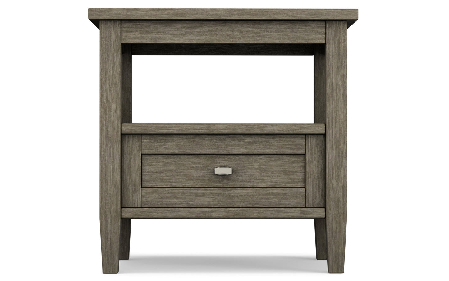 Farmhouse Grey | Warm Shaker 20 inch End Side Table