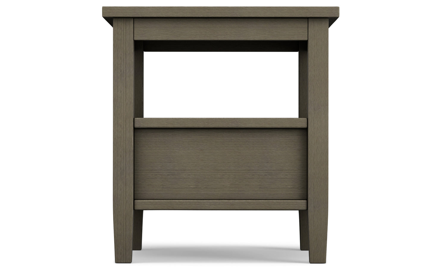 Farmhouse Grey | Warm Shaker 20 inch End Side Table