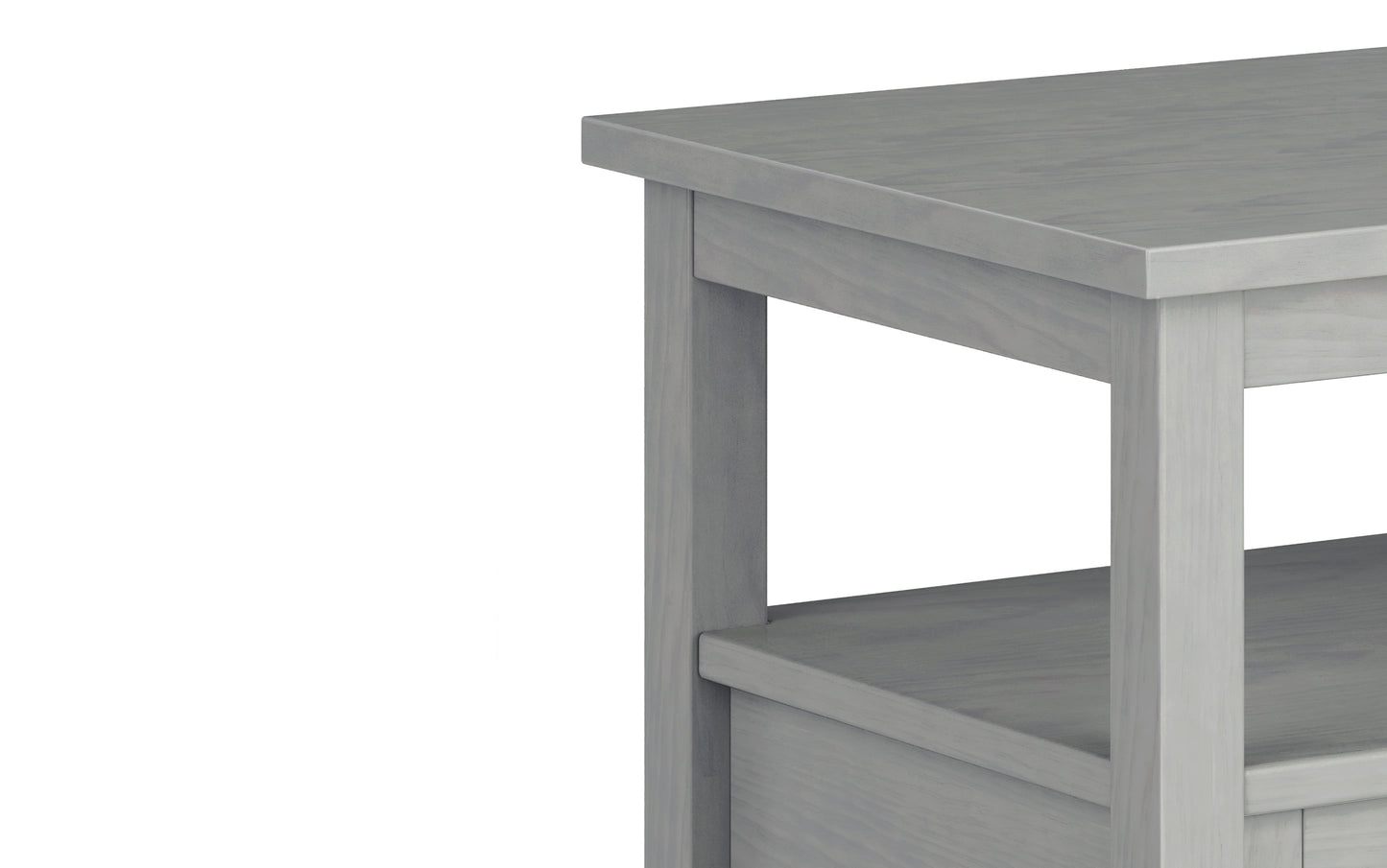 Fog Grey | Warm Shaker 20 inch End Side Table