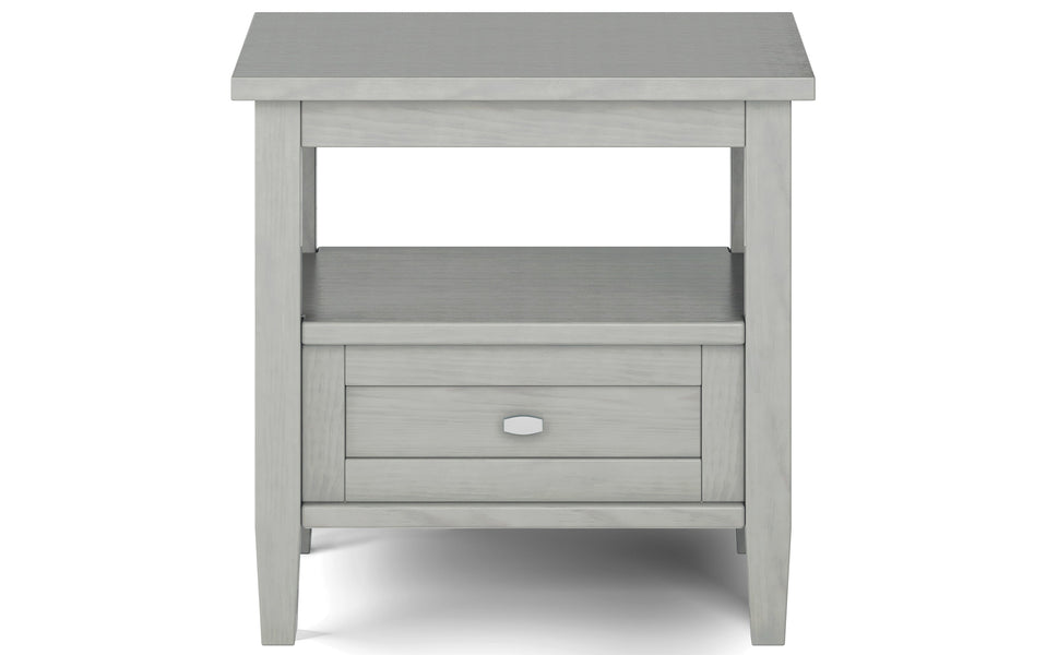 Fog Grey | Warm Shaker 20 inch End Side Table