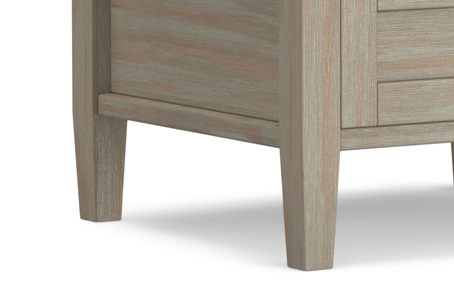 Distressed Grey | Warm Shaker 20 inch End Side Table